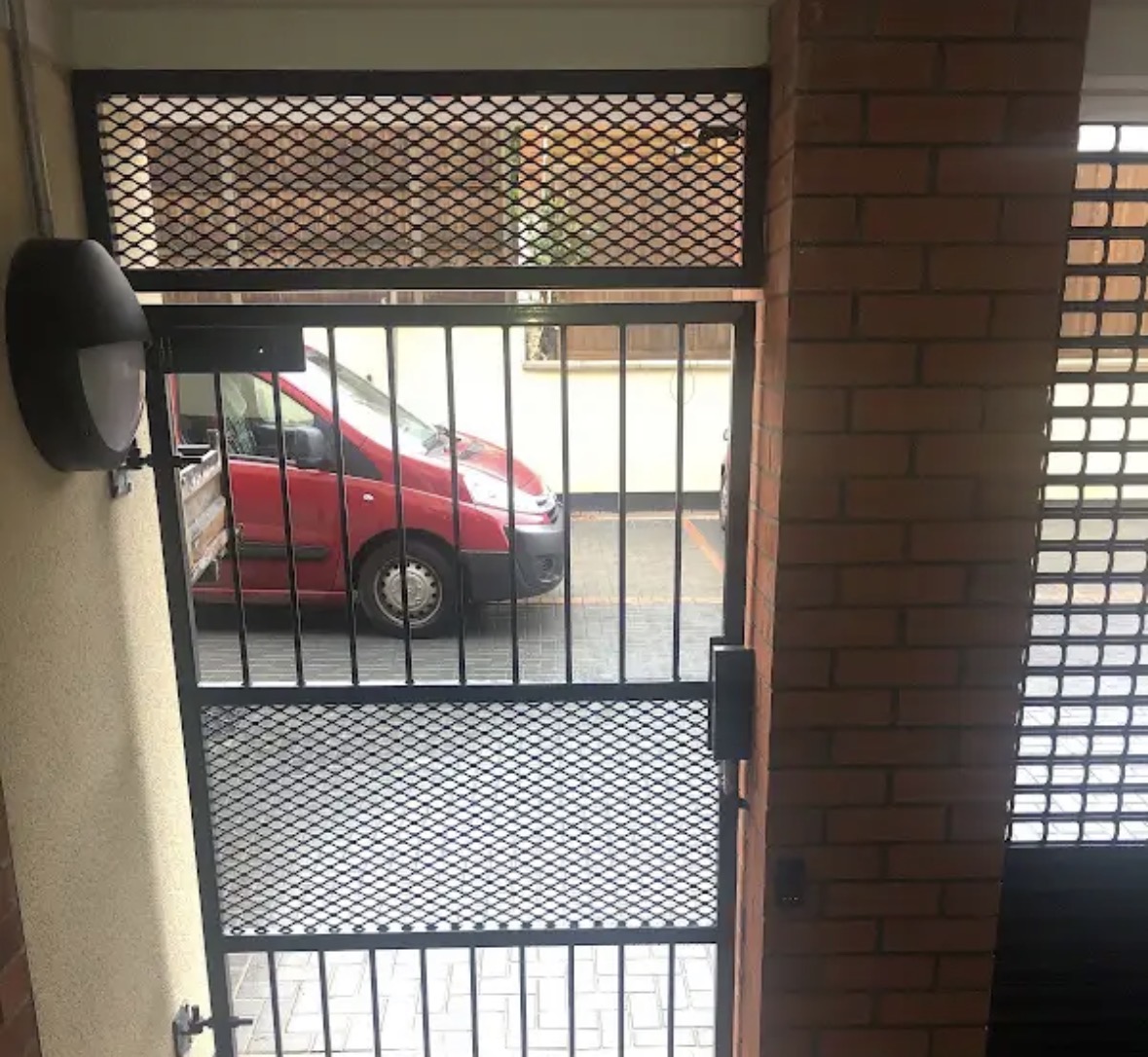 Secure gated entrance with access control